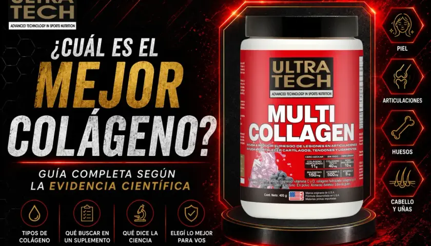 ¿Buscas el mejor colágeno? Descubre la guía científica para elegir tu suplemento Ultra Tech Multi Collagen y cuidar piel, articulaciones y huesos.