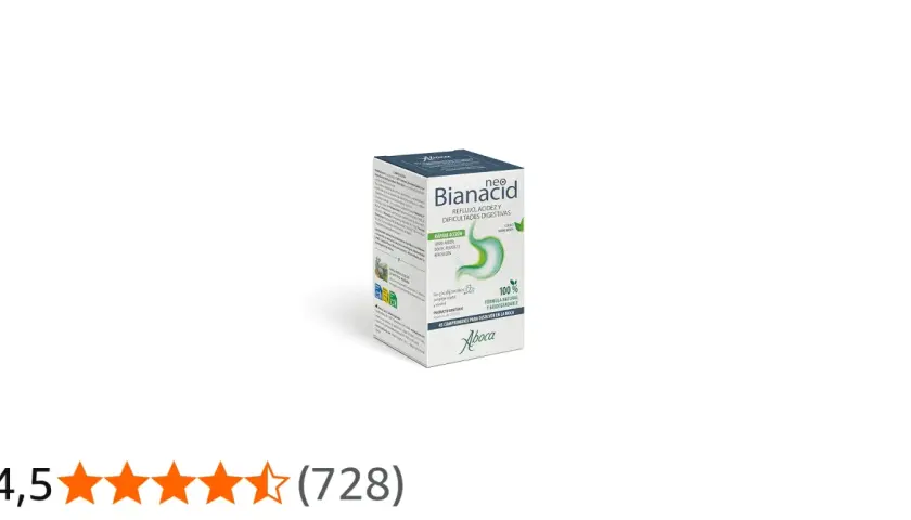 Caja de Neo Bianacid para reflujo, acidez y dificultades digestivas.